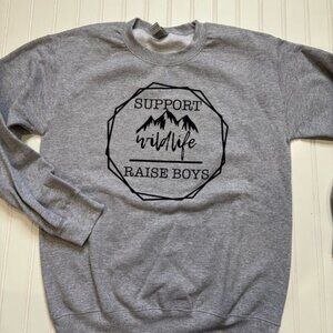 Women's Grey Crewneck Sweatshirt